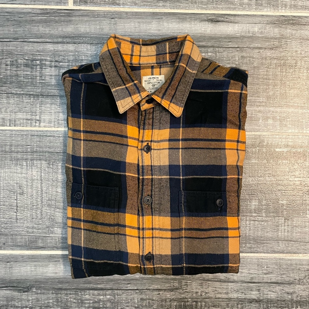 J.Crew Soft Cotton Plaid Flannel Men's Small